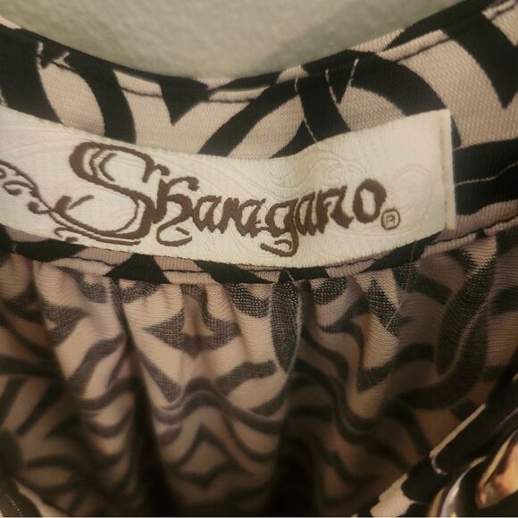 Sharagano Chain Link Neck Mini Dress - Picture 3 of 6